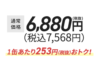 税抜6,880円(税込7,568円)